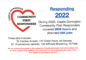 Castle Donington Community First Responders 2022 Report