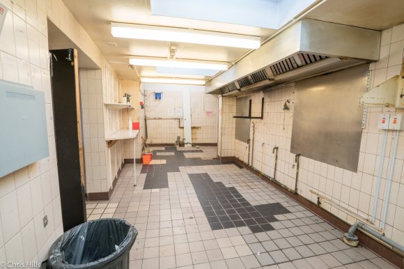 Old stripped out kitchen