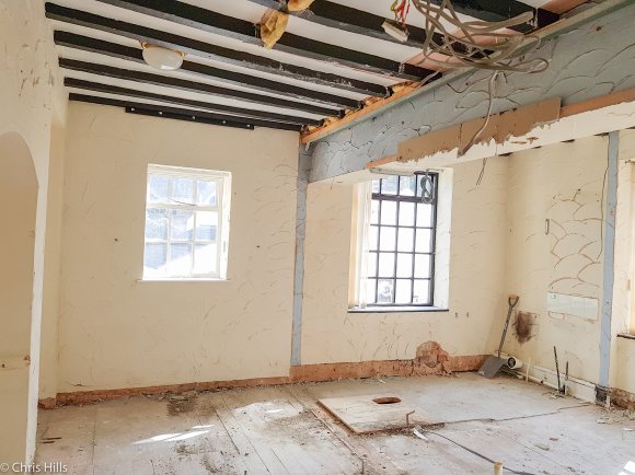 Upstairs staff/volunteer toilets and kitchen space